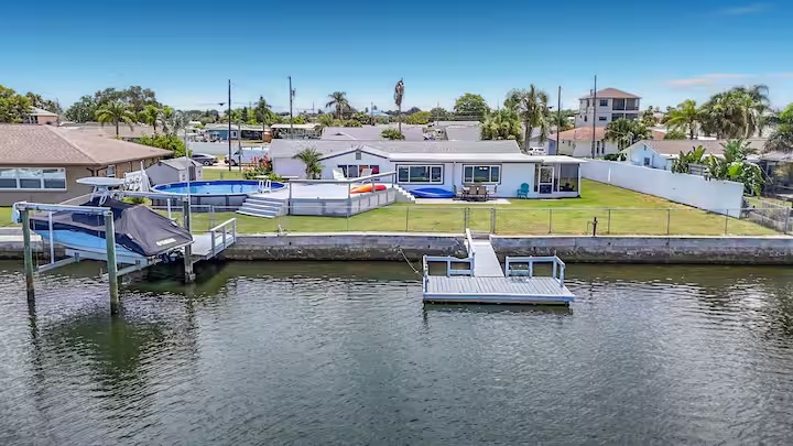 Hudson Waterfront Pool Oasis in Hudson, Florida